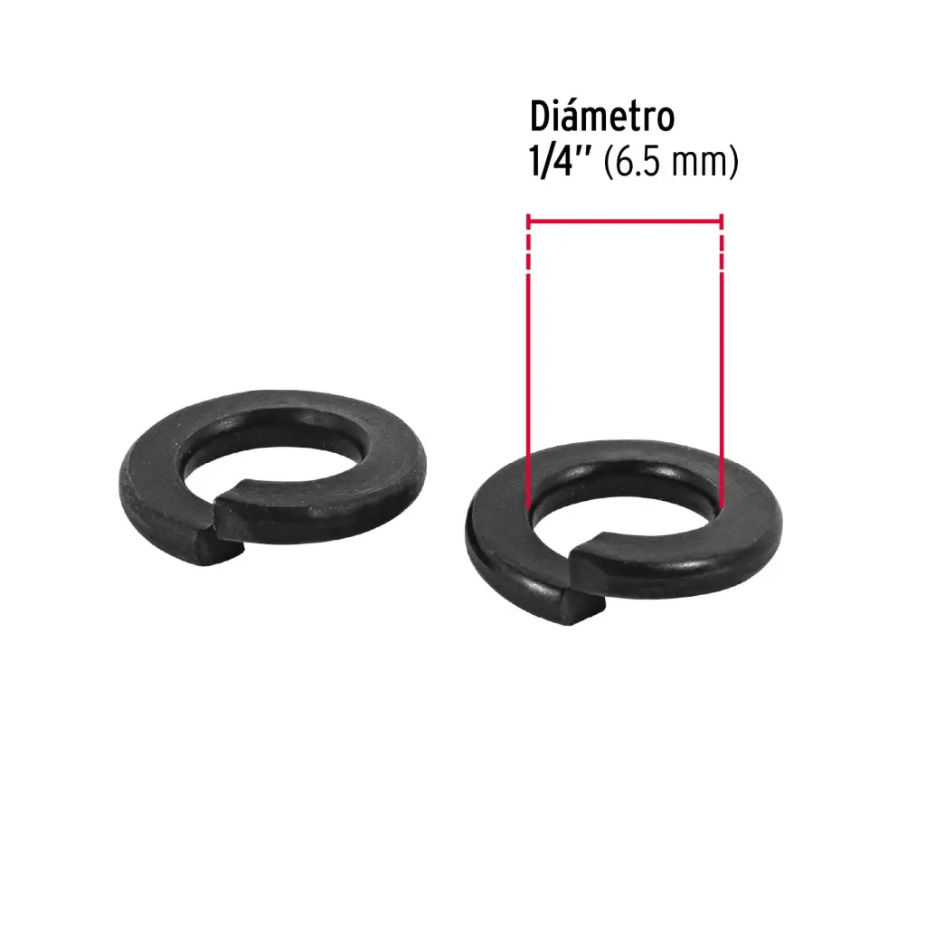 GUASA/ARANDELA DE PRESION 1/4" (GUP9)