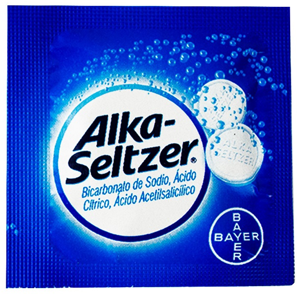 ALKA-SELTZER BICARBONATO DE SODIO 1.976 G/ACIDO CITRICO 1 G/ACIDO ACETILSALICILICO 0.324 G (INDIVIDUAL)