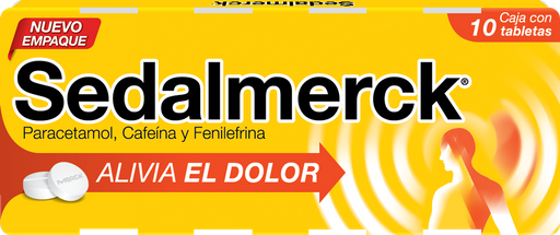 SEDALMERCK PARACETAMOL 500 MG/CAFEINA 50 MG/FENILEFRINA 5 MG (INDIVIDUAL)