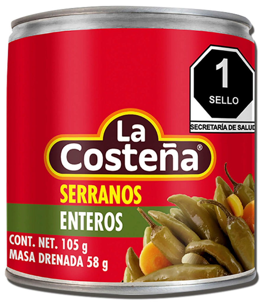 LA COSTEÑA SERRANOS ENTEROS 105 G