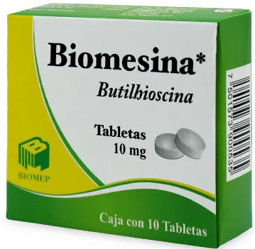 BIOMESINA BUTILHIOSCINA 10 MG (INDIVIDUAL)