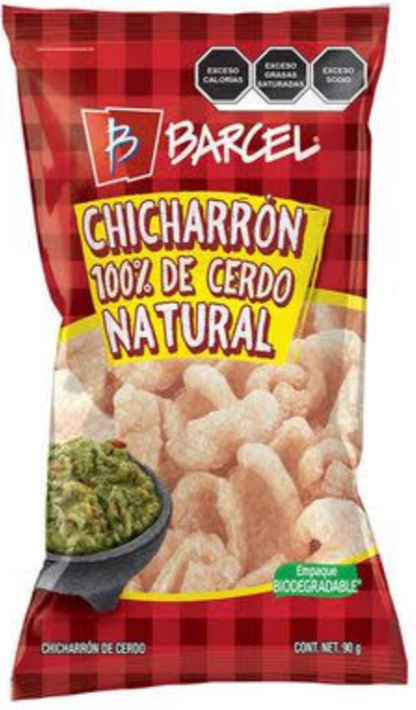 CHICHARRON 100% DE CERDO NATURAL 30 G BARCEL