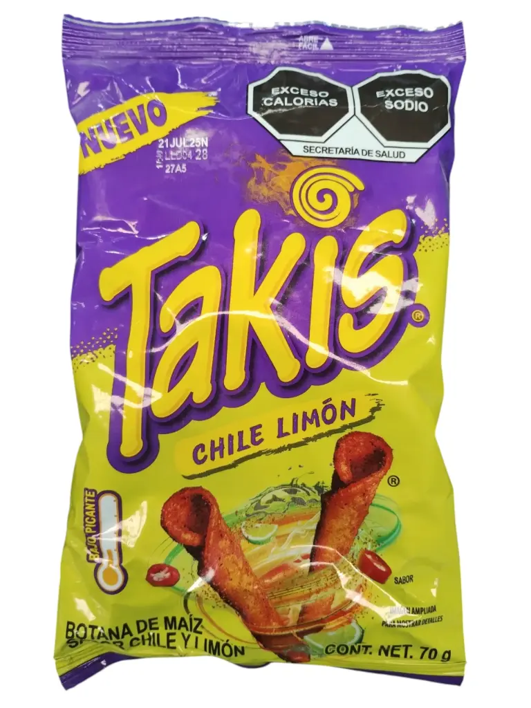 TAKIS CHILE Y LIMON 70 G