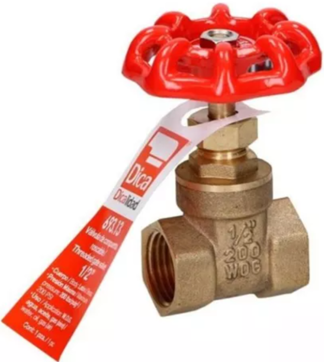 DICA VALVULA DE COMPUERTA ROSCABLE / LLAVE DE PASO 1/2" (0205145)