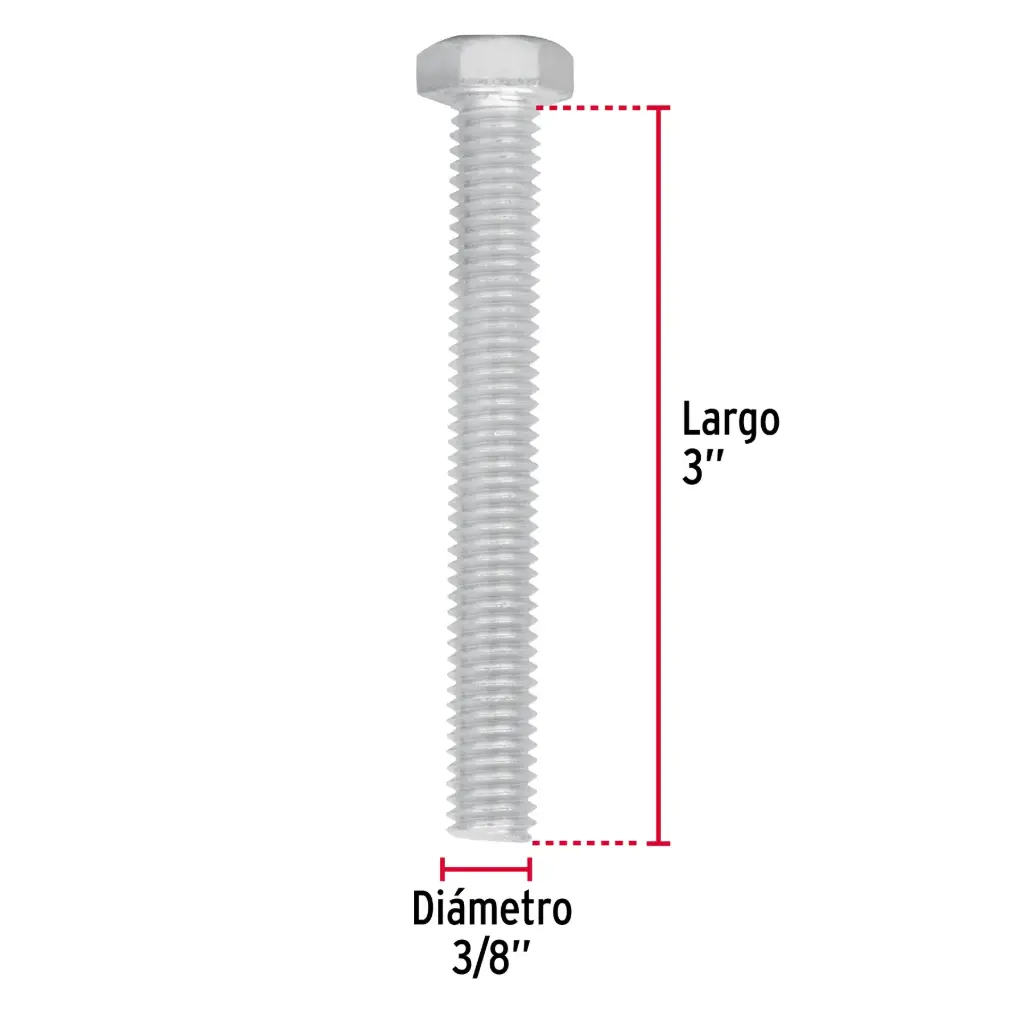 TORNILLO 3/8" X 3" (TO7)