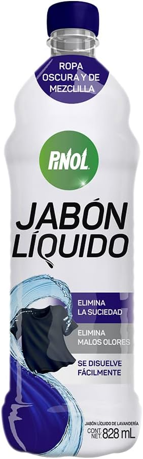 PINOL JABON LIQUIDO ROPA OSCURA Y DE MEZCLILLA 828 L