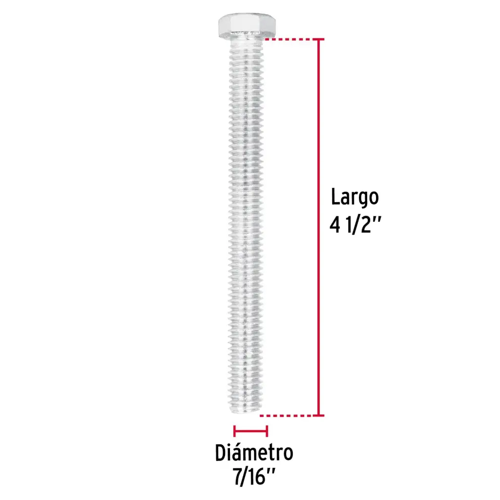 TORNILLO 7/16" X 4-1/2" (TO17)
