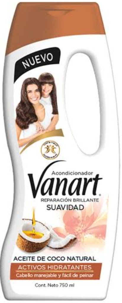 VANART ACONDICIONADOR ACEITE DE COCO NATURAL 750 ML 