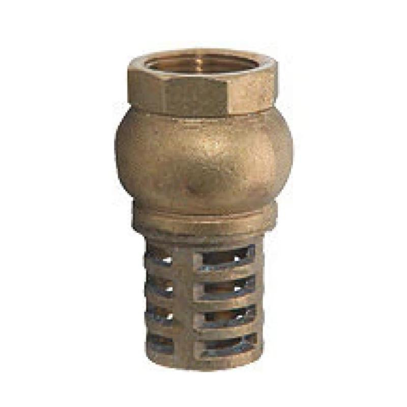 VALVULA CHECK DE PICHANCHA CON CANASTILLA DE BRONCE 1/2 VALVULA DE BOMBA DE AGUA