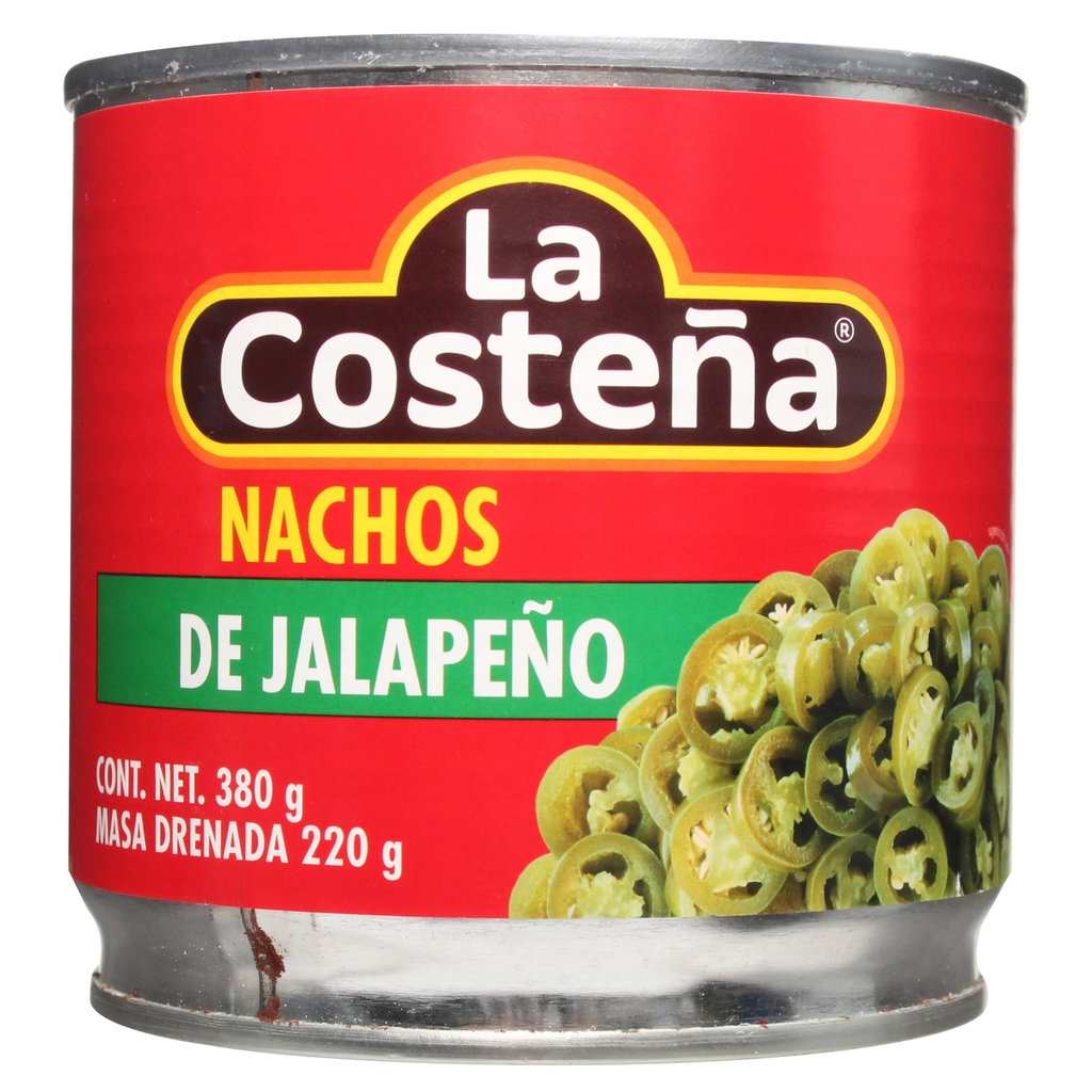 LA COSTEÑA NACHOS DE JALAPEÑO 380 G
