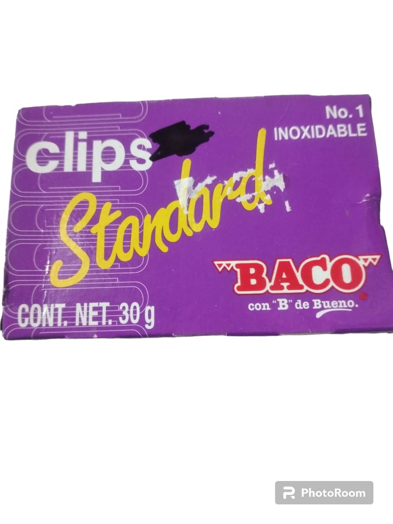 BACO STANDARD CLIPS NO.1