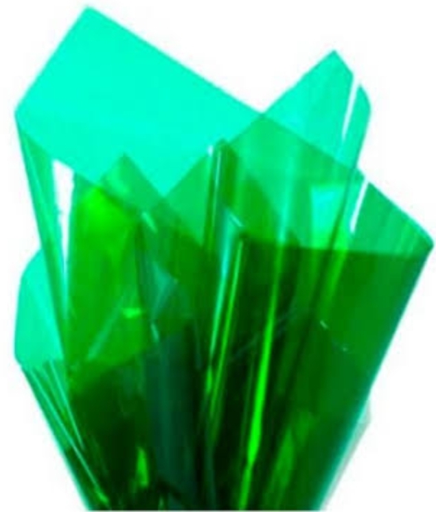 PAPEL CELOFAN COLOR VERDE 