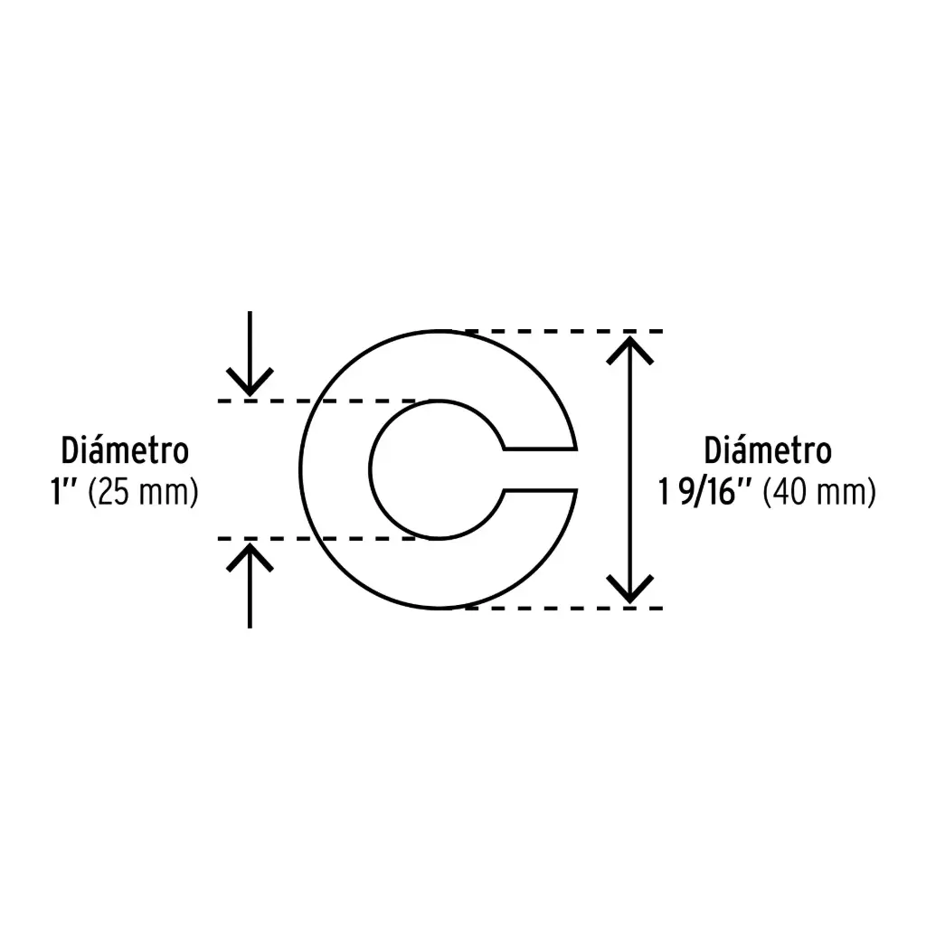 GUASA/ARANDELA DE PRESION 1" (GUP1)