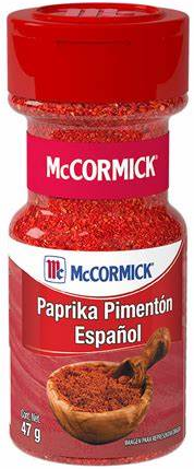 MCCORMICK PAPRIKA PIMENTON ESPAÑOL 47 G