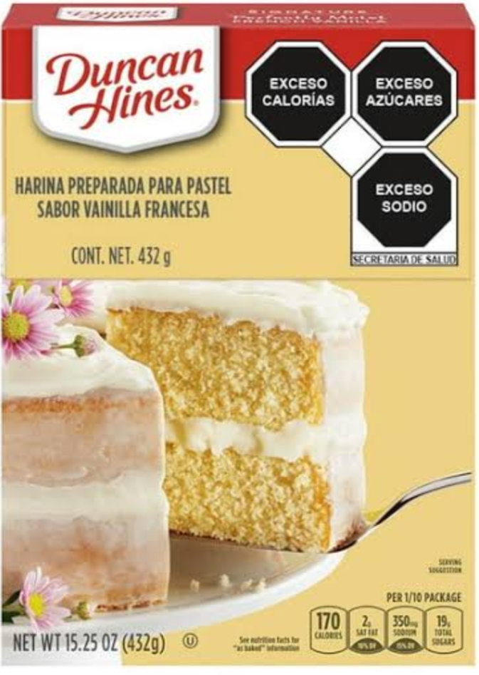 DUNCAN HINES VAINILLA FRANCESA 432 G