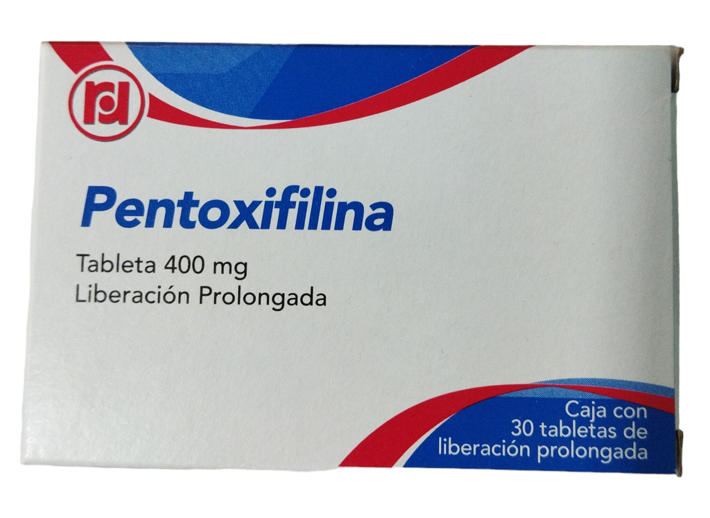 PENTOXIFILINA 400 MG 30 TABLETAS