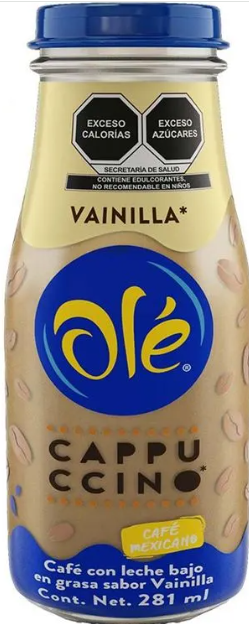 OLE CAPUCCINO VAINILLA 281 ML