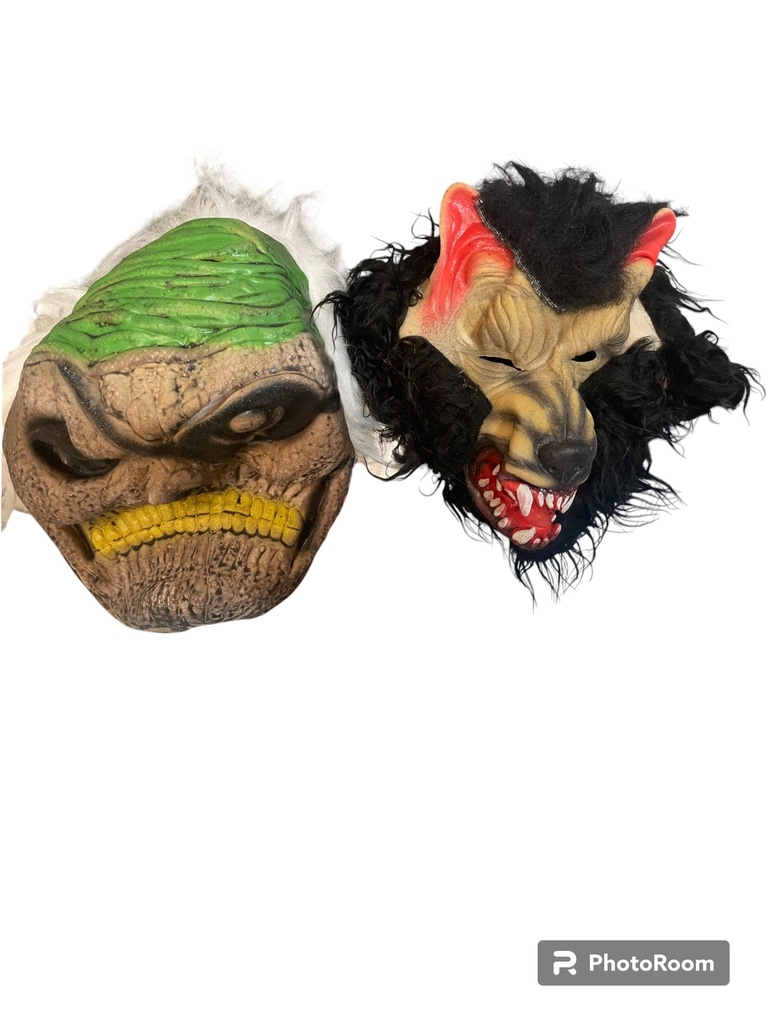 HALLOWEEN MASCARA DE TERROR HULE 