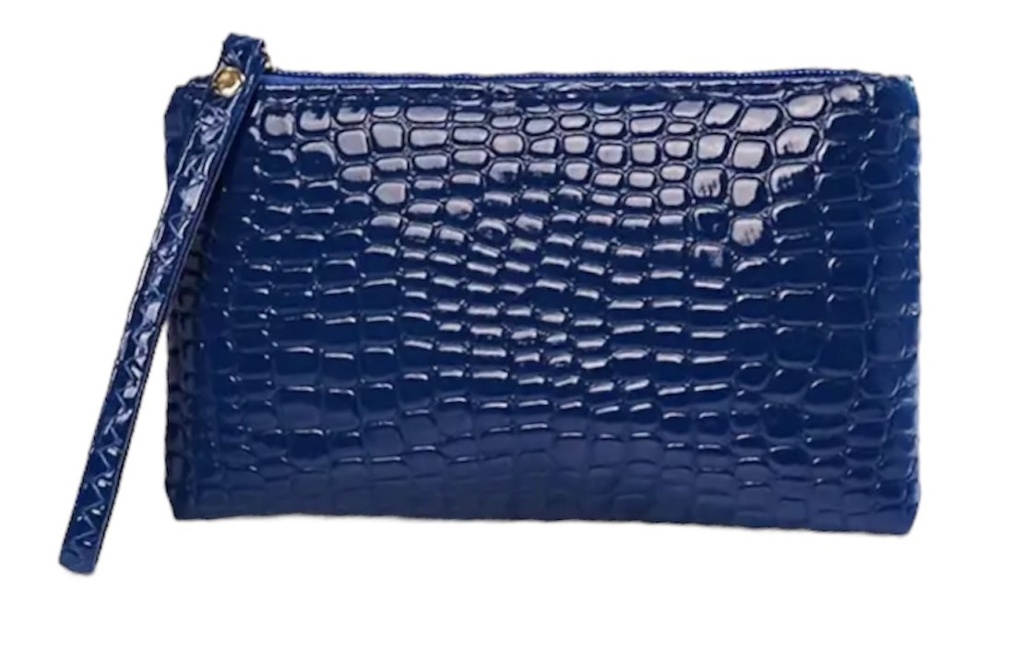 CARTERA DE MANO AZUL MARINO
