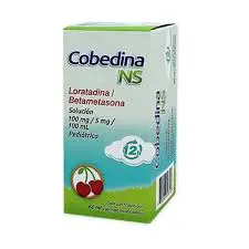 COBEDINA NS COMPUESTO SOLUCION PEDIATRICA LORATADINA 100 MG/BETAMETASONA 5 MG/100 ML 60 ML