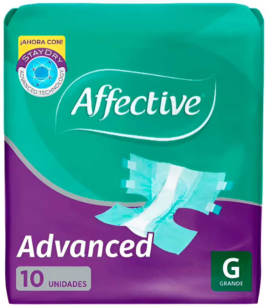 AFFECTIVED ADVANCED G 10 PAÑALES