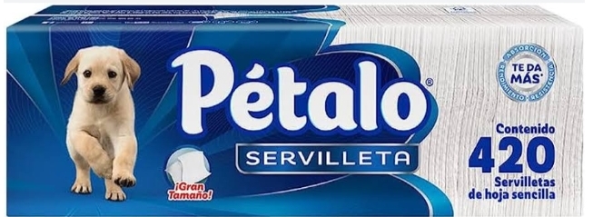 PETALO SERVILLETAS 420 PIEZAS