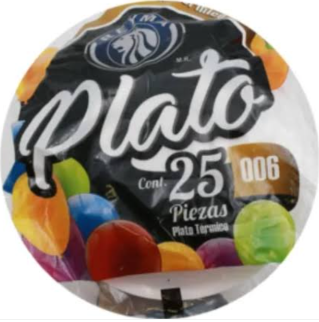 REYMA PLATO TERMICO #006 25 PIEZAS 