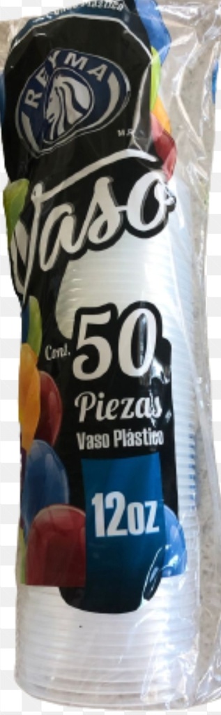 REYMA VASOS PLASTICOS 12 OZ 50 PIEZAS