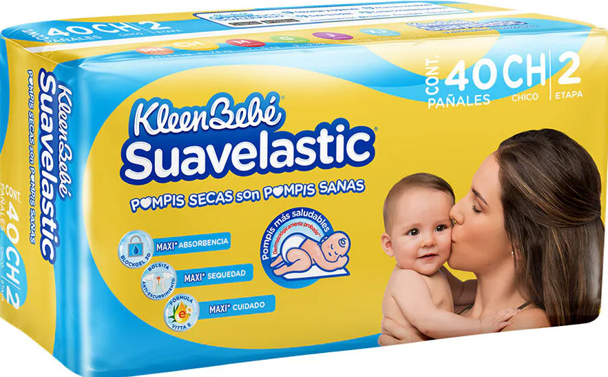 SUAVELASTIC E2 40 PAÑALES