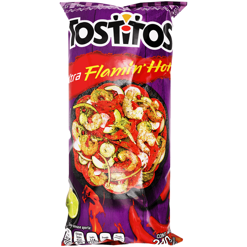 TOSTITOS XTRA FLAMIN HOT 240 G