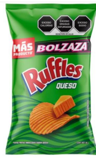 RUFFLES QUESO BOLZAZA 88 G