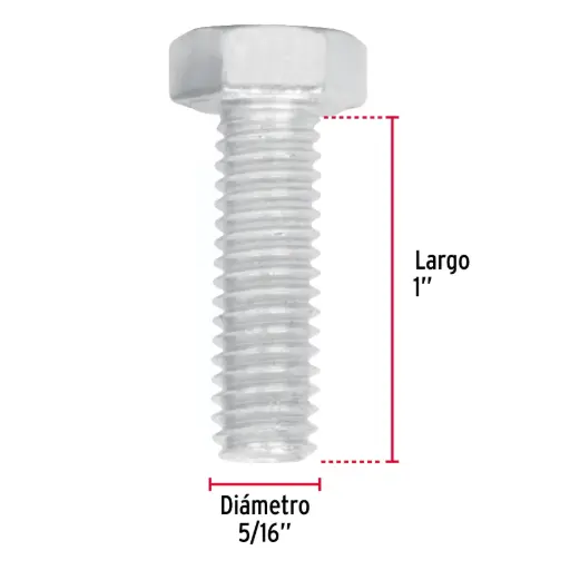 TORNILLO 5/16" X 1" (TO35)