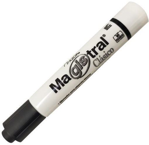 AZOR MAGISTRAL CLASICO PARA PIZARRON COLOR NEGRO 