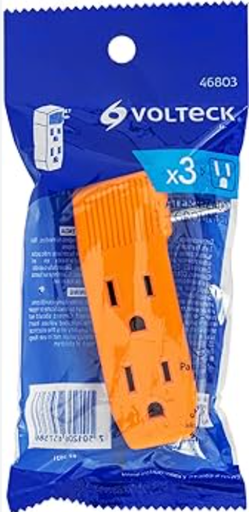 MULTICONTACTO TRIPLE ATERRIZADO TIPO "F" REFORZADO VOLTECK (46803)