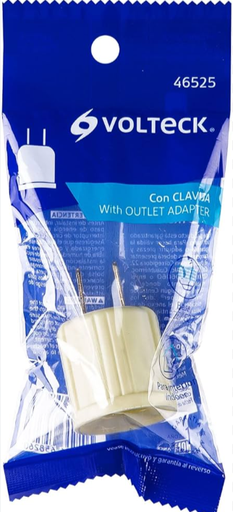 PORTALAMPARA DE BAQUELITA CON ADAPTADOR MARFIL VOLTECK (46525)