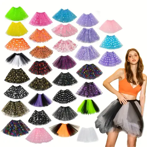 FALDA DE ANGEL COLORES UNITALLA INDIVIDUAL FAL3