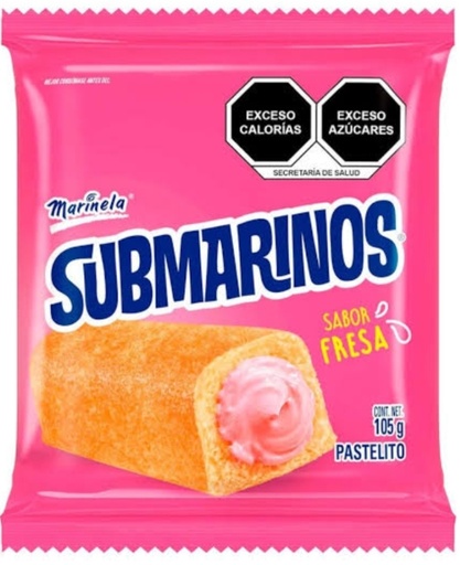 SUBMARINOS FRESA 105 G