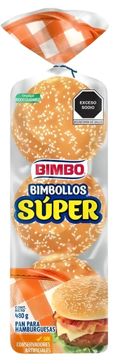 BIMBOLLOS SUPER 480 G / 6 PIEZAS
