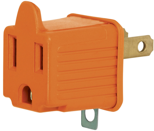 ADAPTADOR 2 A 3 NARANJA A GRANEL VOLTECK (46256)