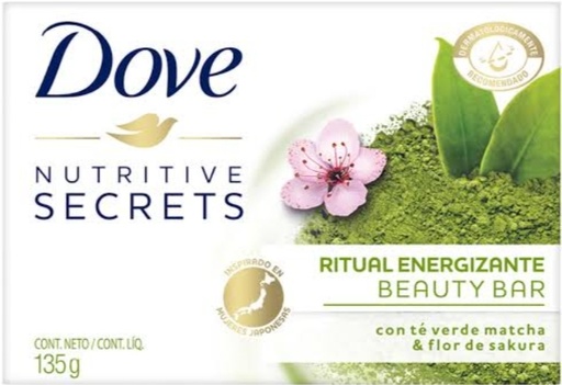 DOVE JABON CON TE VERDE MATCHA Y FLOR DE SAKURA 135 G
