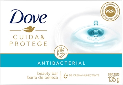 DOVE JABON CUIDA Y PROTEGE ANTIBACTERIAL 135 G