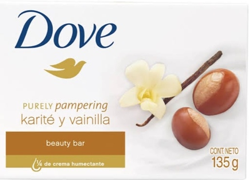 DOVE JABON KARITE Y VAINILLA 135 G 