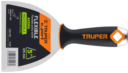 ESPATULA FLEXIBLE 5" ACERO INOXIDABLE MANGO COMFORT GRIP EXPERT (15853)