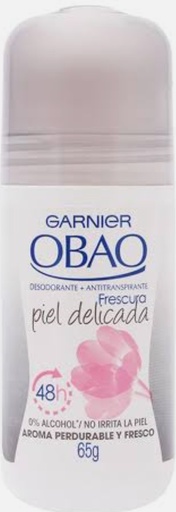 OBAO FRESCURA PIEL DELICADA DESODORANTE + ANTITRANSPIRANTE 65 G
