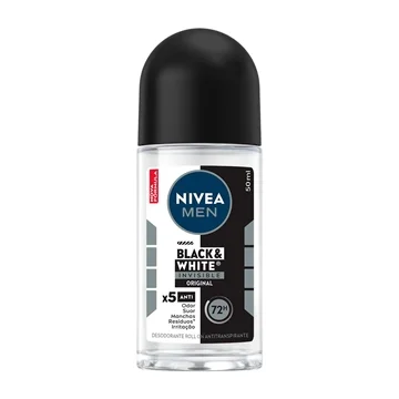 NIVEA MEN BLACK & WHITE INVISIBLE FRESH ANTITRANSPIRANTE 50 ML 