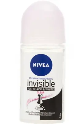 NIVEA BLACK Y WHITE INVISIBLE PURE ANTITRANSPIRANTE 50 ML