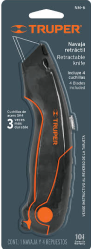 NAVAJA RETRACTIL 7" CUERPO DE ALUMINIO TRUPER  (16950)