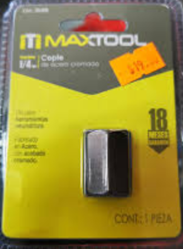 MAXTOOL COPLE TIPO HEMBRA- HEMBRA 1/4" NPT (306408) 