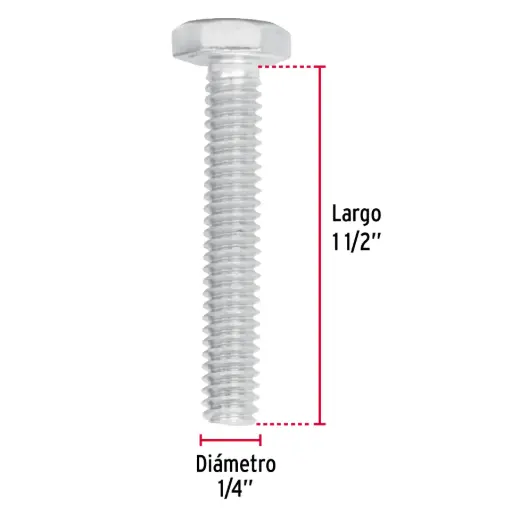TORNILLO 1/4" X 1-1/2" (TO29)