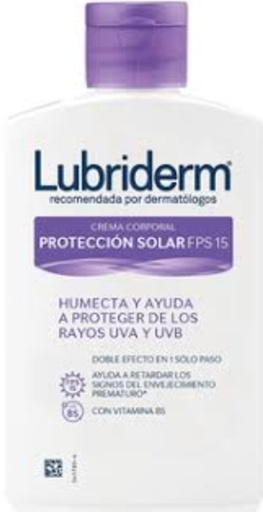 LUBRIDERM PROTECCION SOLAR FPS 15 120 ML